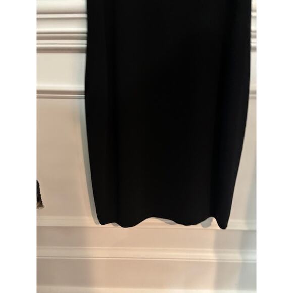 Ralph Lauren Cocktail Dress Wedding Guest Formal Midi Black 100% Silk Size 4 - Picture 5 of 10